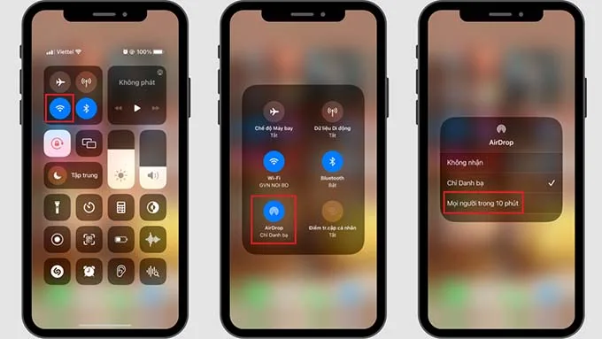 Cách bật và sử dụng AirDrop trên iPhone