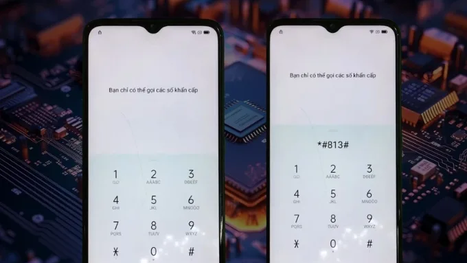 Mở khóa màn hình OPPO bằng cuộc gọi khẩn cấp