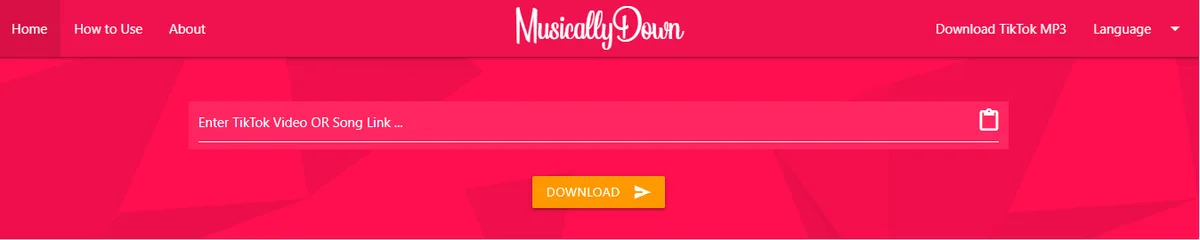 Tải video TikTok trên MusicallyDown