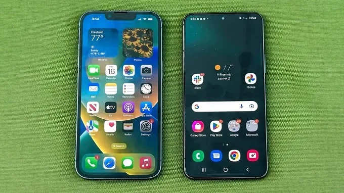 Màn hình Galaxy S22 vượt trội hơn so với iPhone 14