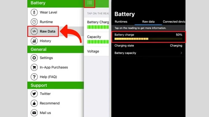 Sử dụng ứng dụng Battery Life là cách kiểm tra pin iPhone bị chai