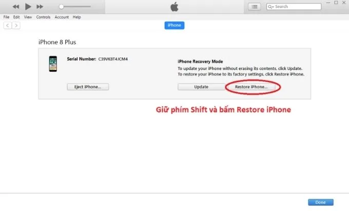 Cách reset iPhone với chế độ DFU (Device Firmware Update)