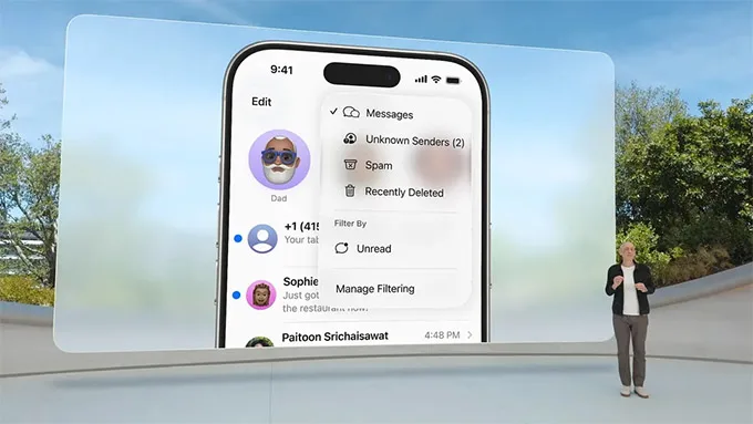 Lọc tin nhắn