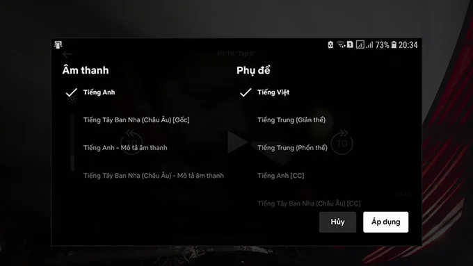 Hướng dẫn cách thay đổi ngôn ngữ phụ đề, audio (lồng tiếng) trên Netflix