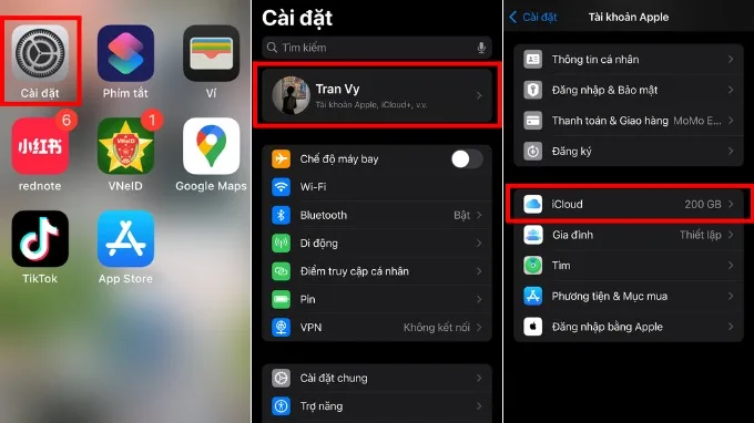 Cách mua thêm dung lượng iCloud trên iPhone/iPad
