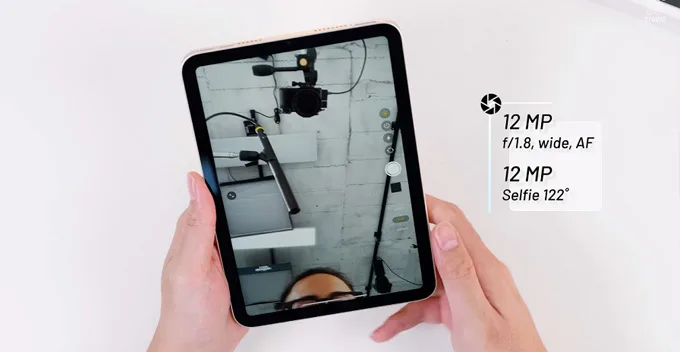 Camera iPad mini 6 chất lượng hơn hẳn iPad Air 4