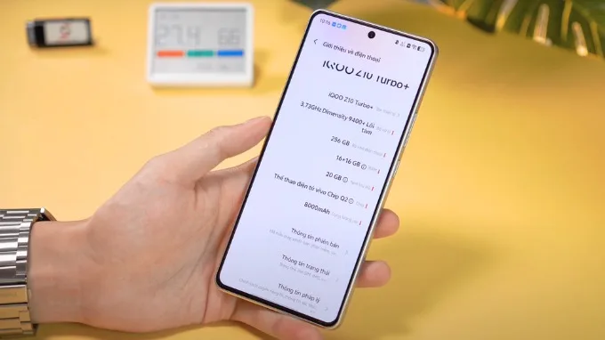 Cấu hình của iQOO Z10 Turbo+