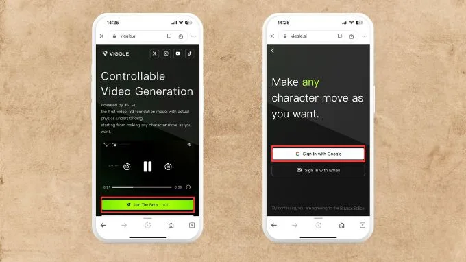 Chọn mục Join the Beta - Web và đăng ký tài khoản