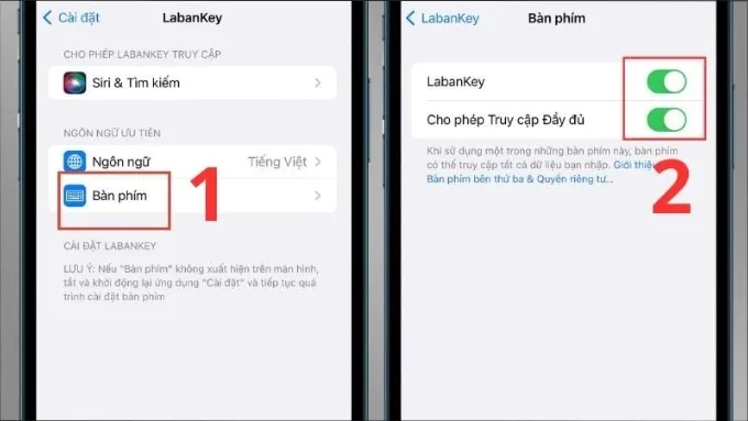 Cách cài đặt bàn phím iPhone có số bước 2