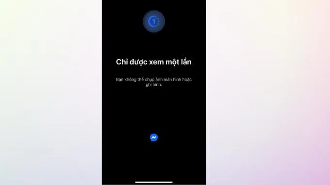 Lưu ý khi dùng chế độ gửi ảnh chỉ xem 1 lần trên Messenger