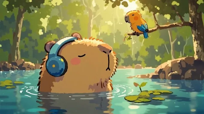 Hình nền Capybara cho PC, laptop
