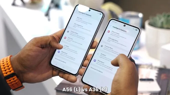 Các tính năng AI thông minh trên Samsung A36 và A56