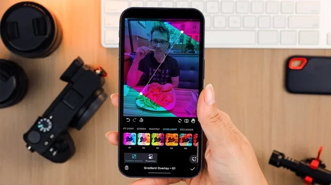 Sử dụng app chỉnh ảnh