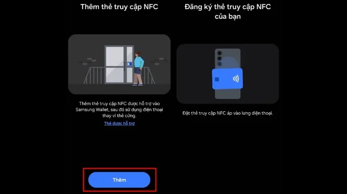 Cách thêm thẻ từ vào điện thoại Samsung