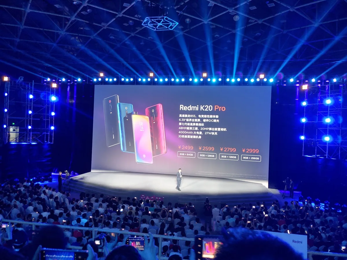Giá bán Redmi K20 Pro dự kiến dành cho các phiên bản