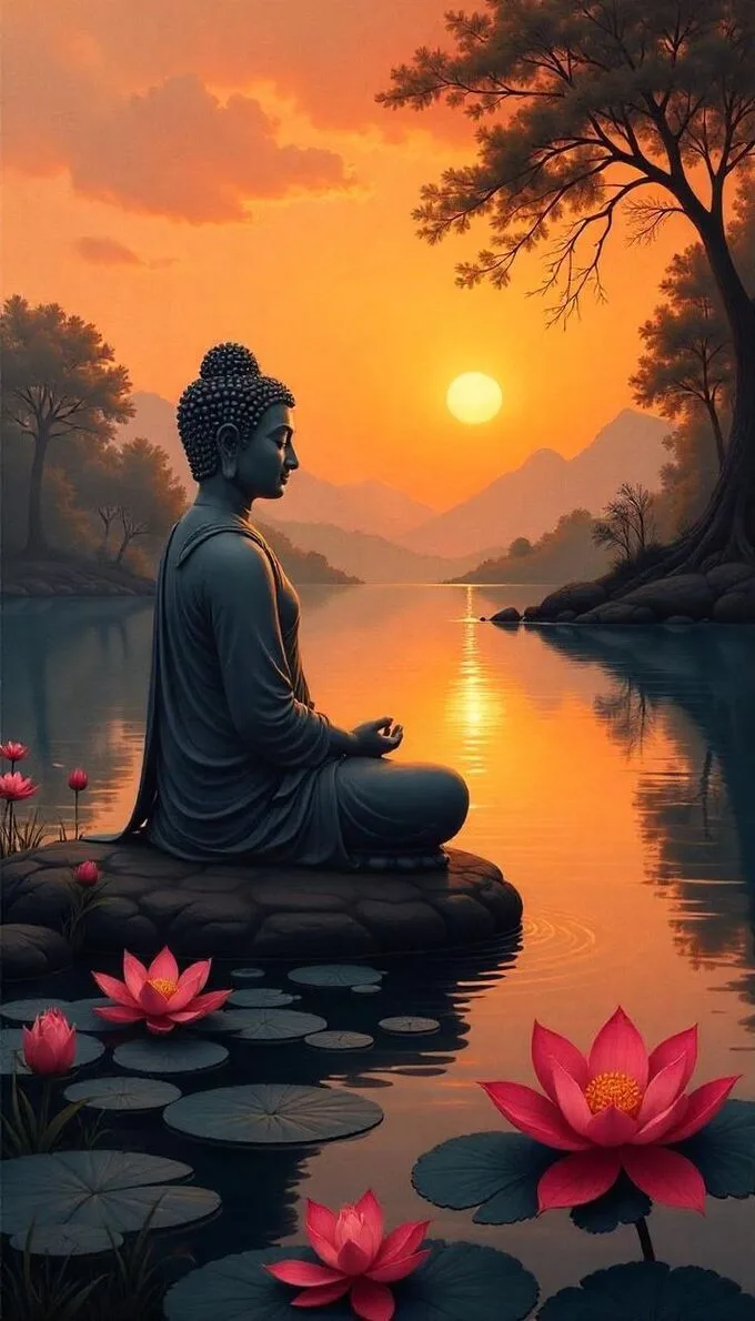 Hình nền hoa sen Phật giáo