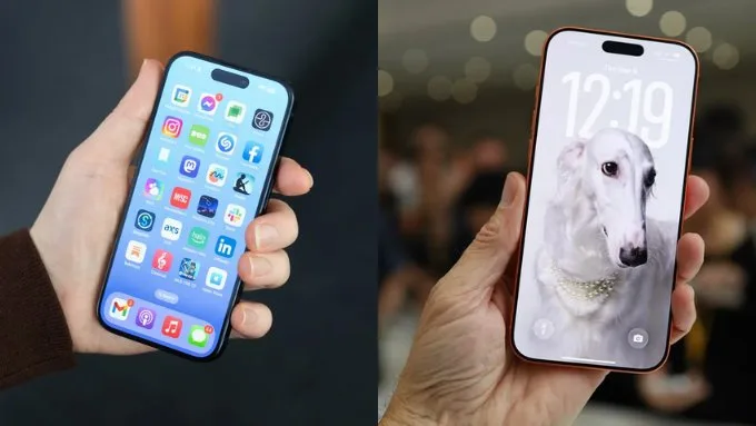 So sánh iPhone 15 Pro Max và iPhone 17 Pro Max về màn hình