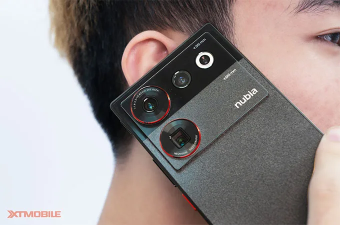 Nubia Z50 Ultra có thiết kế nam tính, mạnh mẽ