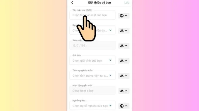 Hướng dẫn cách đổi tên Momo
