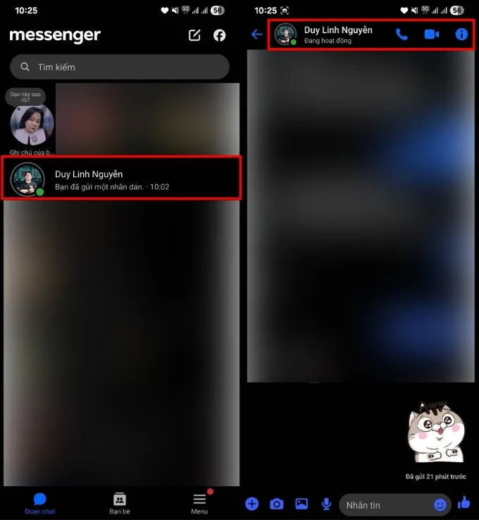 Cách tắt trạng thái đoạn soạn tin nhắn trên Messenger