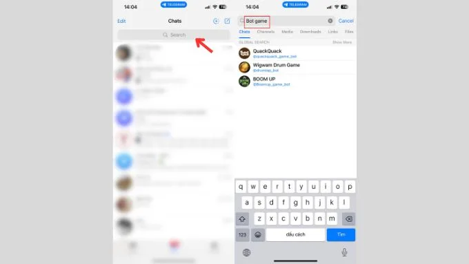 Hướng dẫn chi tiết cách chơi game trên Telegram