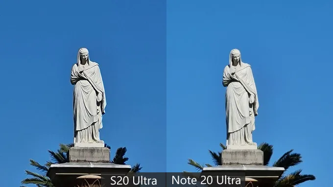 Ảnh zoom 20x trên Galaxy S20 Ultra và Note 20 Ultra