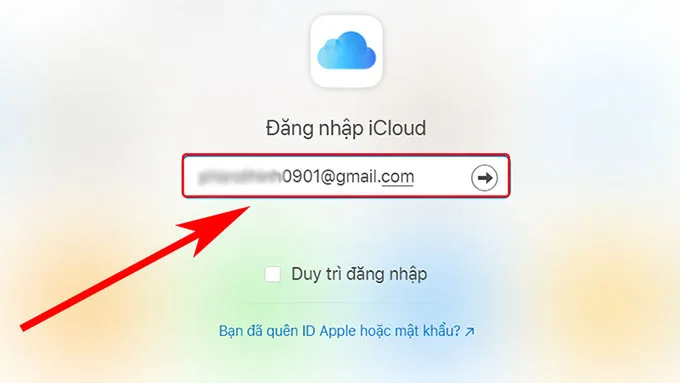Hướng dẫn cách tìm lại tài khoản Apple ID thông qua trang web iCloud
