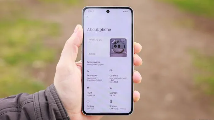 Hiệu suất của Nothing Phone (3a) Pro