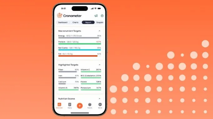 Ứng dụng tính calo Cronometer