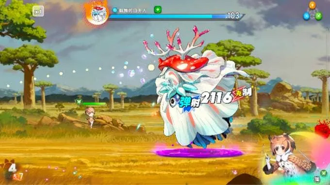 Đồ họa đẹp mắt trong game Kemono Friends Kingdom