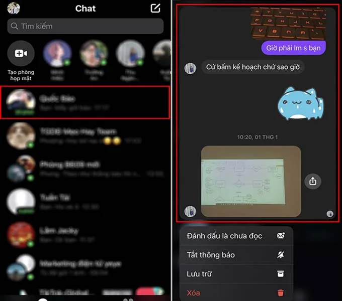 Cách đọc tin nhắn Messenger mà không hiện đã xem