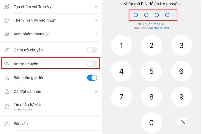 Cách khóa tin nhắn Zalo trên máy tính và điện thoại