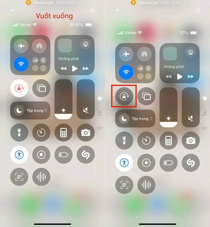 Hướng dẫn cách xoay màn hình iPhone 11, 12, 13, 14
