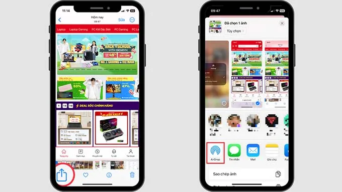 Cách sử dụng AirDrop trên iPhone để chia sẻ hình ảnh, dữ liệu nhanh chóng