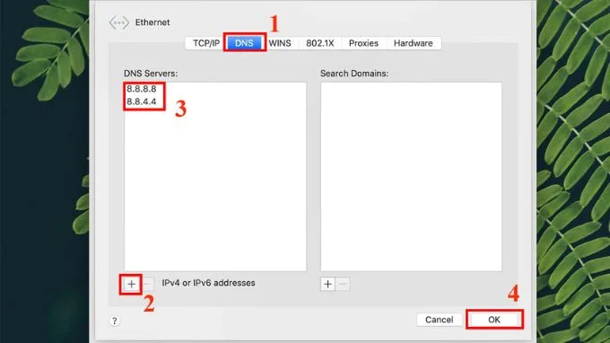 Hướng dẫn cách đổi DNS trên máy tính iMac, MacBook