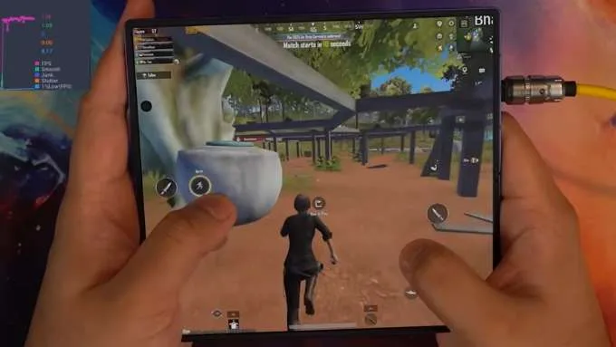 Khả năng chơi game tốc chiến của Galaxy Z Fold 7