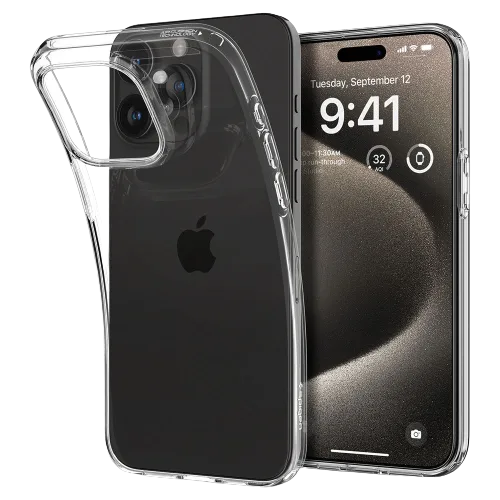 Ốp lưng Spigen iPhone 15 Pro Max Liquid Crystal Clear - hình ảnh sản phẩm