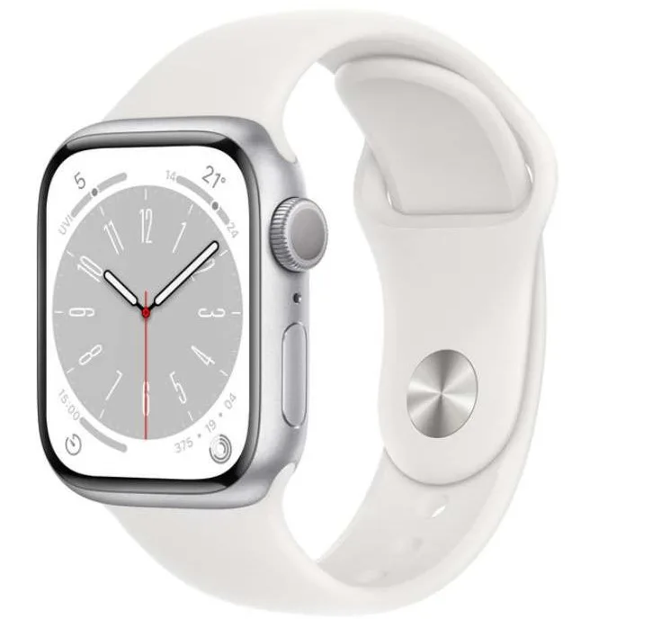 Apple Watch Series 8 41mm Cũ (Likenew) (GPS) Viền nhôm dây cao su - Quốc Tế (LTE) - hình ảnh sản phẩm