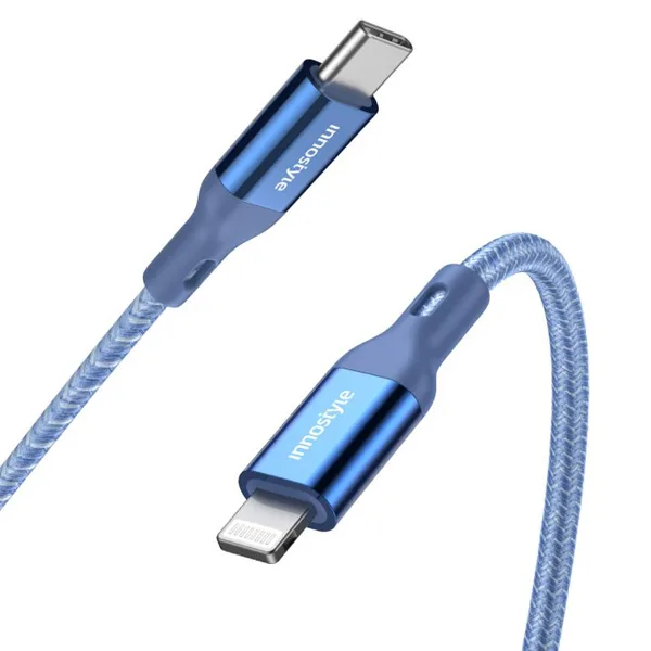 Cáp sạc Innostyle Powerflex USB-C to Lightning MFI 20/30/60W 1.5m - hình ảnh sản phẩm