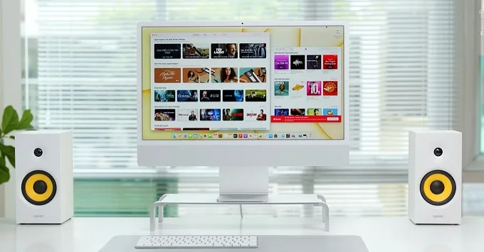 Hiệu năng iMac 24 2021 M1 8-Core CPU 8-Core GPU 16GB 256GB mạnh mẽ, giao diện macOS Big Sur tuyệt vời