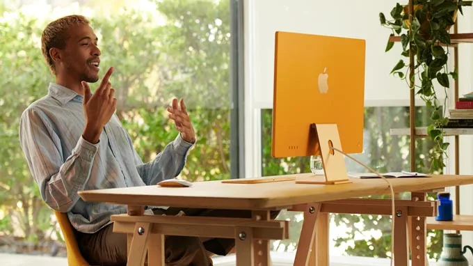 Tự tin FaceTime cùng iMac 24inch 2021 M1 8GB 512GB