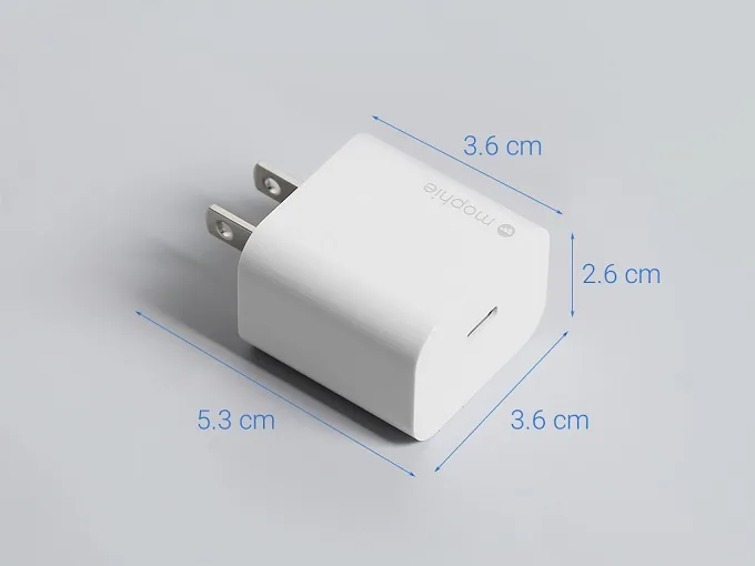 Củ sạc Mophie PD 18W USB-C kích thước nhỏ gọn