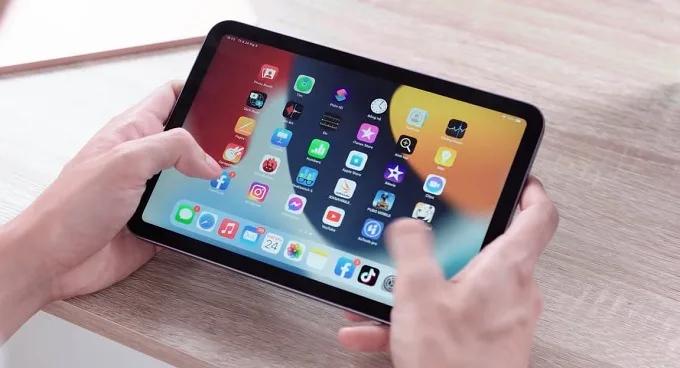 Màn hình iPad mini 6 256GB Wifi sắc nét, sống động