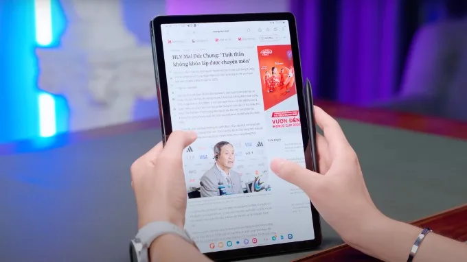 Màn hình 120Hz của Galaxy Tab S9