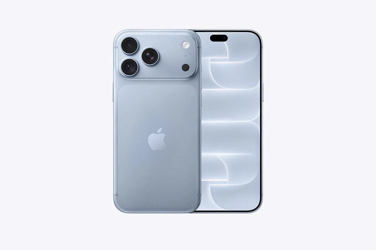 iPhone 18 Pro Max màu Glacier Blue (Xanh băng giá)