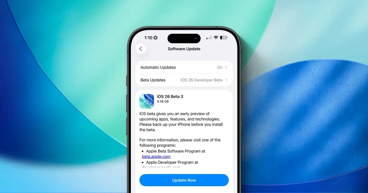 Đánh giá nhanh iOS 26 Beta 3: Liquid Glass dễ sử dụng hơn!