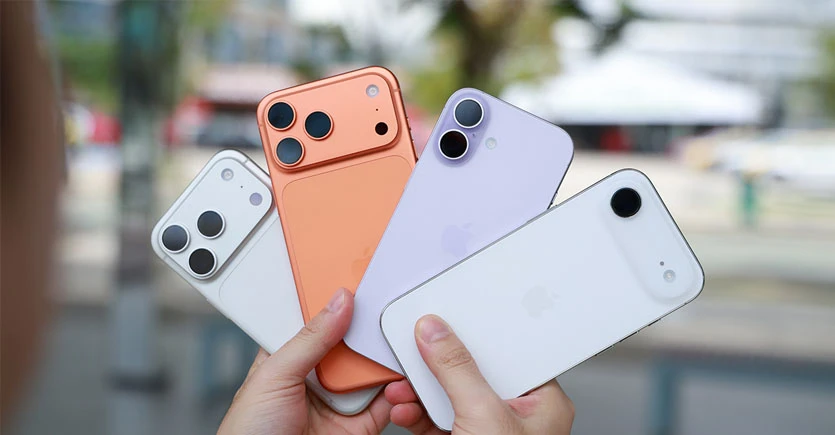 iPhone bán chạy nhất thế giới năm 2025: 3 mẫu iPhone 17 thống trị top 3 toàn cầu
