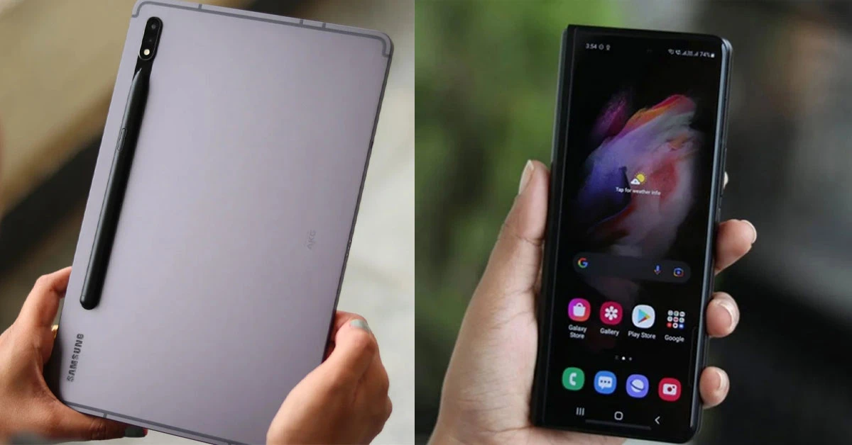 Samsung Galaxy Z Fold 4 vs Galaxy Tab S8 Ultra: Lựa chọn tablet mini hay tablet?