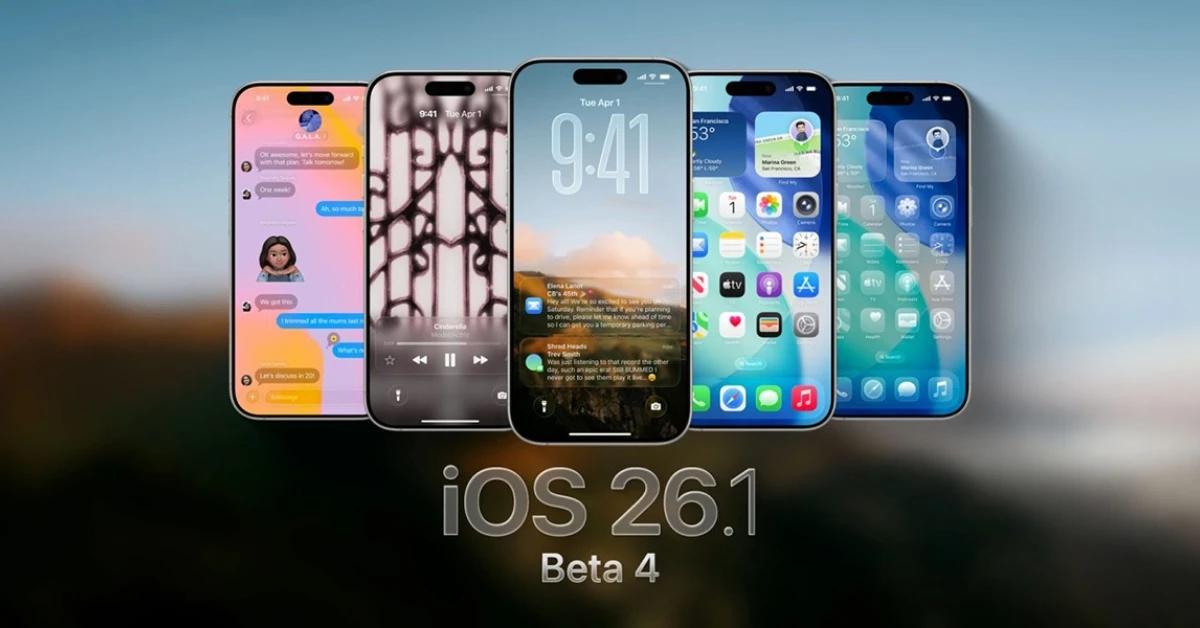 Apple phát hành iOS 26.1 beta 4: Sửa lỗi camera tự khởi động trên iPhone