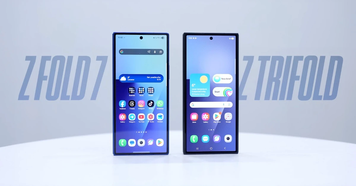 So sánh Samsung Galaxy Z TriFold và Z Fold 7: Chọn model nào?